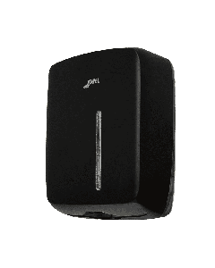 Jofel Black ABS Z-Fold Paper Towel Dispenser image on  a white background - AHR63600