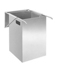 Prestige  Stainless Steel Waste Bin 40 Litres Under Counter Inage on a plain background -  WP188/DP5608