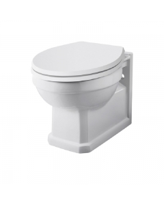 Nuie Carlton White Wall Hung Pan - Excluding Seat