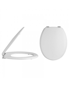 Nuie Bottom Fix Traditional Round Standard Close Toilet Seat 