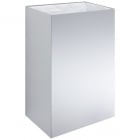 Prestige 60 Litre Stainless Steel Waste Bin image on a white background - WP183/DP5403