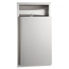 Recessed Waste Bin 45.4L Bobrick image on a white background - B3644