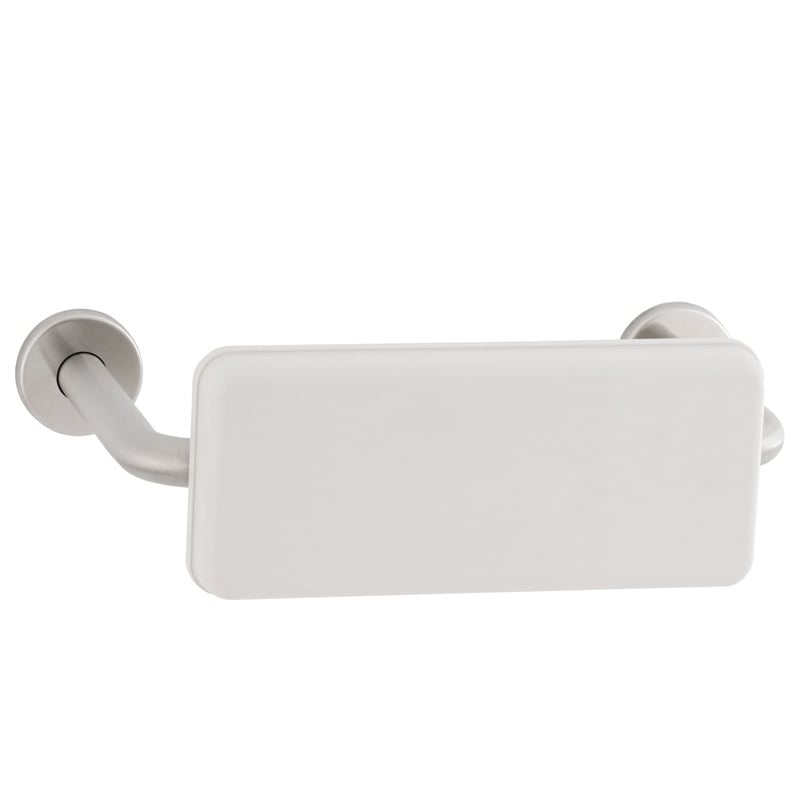 Bobrick Grab Bar Rail with Padded Back Bar Satin Finish with White Polyurethane Foam- B-5892