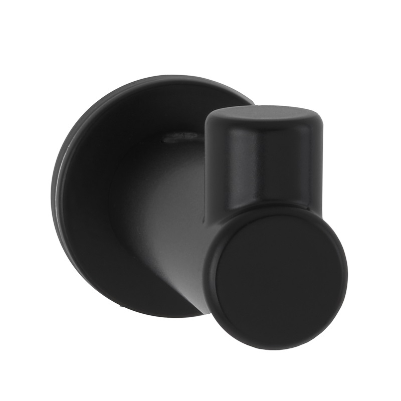 Bobrick Surface Mounted Coat Hook Matt Black