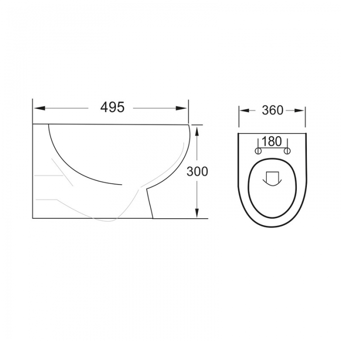 Wall Hung Pan CAD