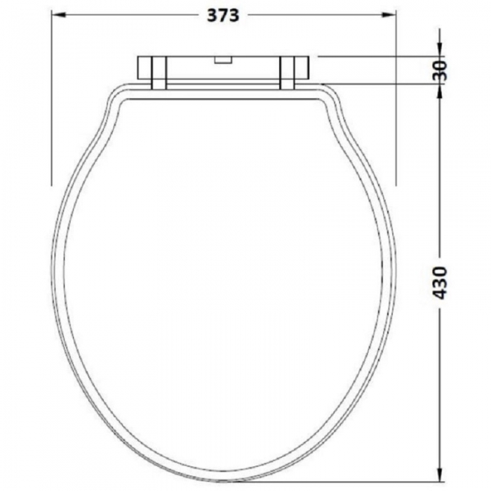 Hudson Reed Chancery Soft Closing Toilet Seat