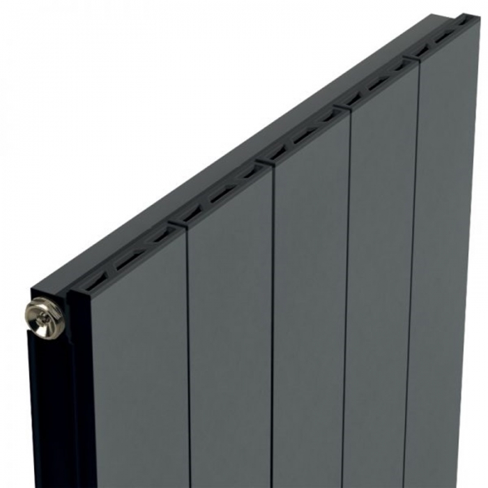 Top View of 600 Anthracite Heat Source Radiator